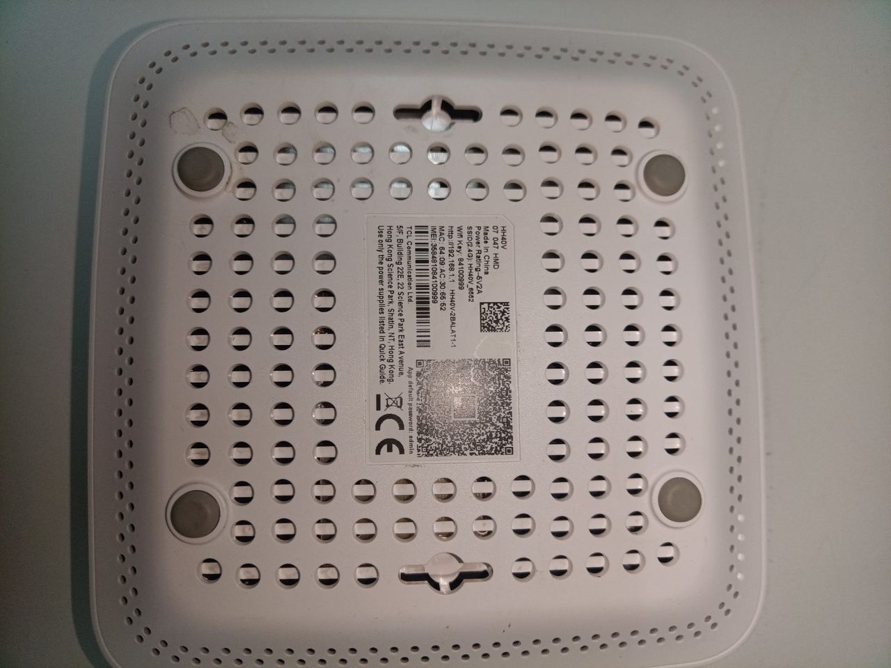 TCL HH40V HMD Router WLAN WiFi Netzwerkgerät